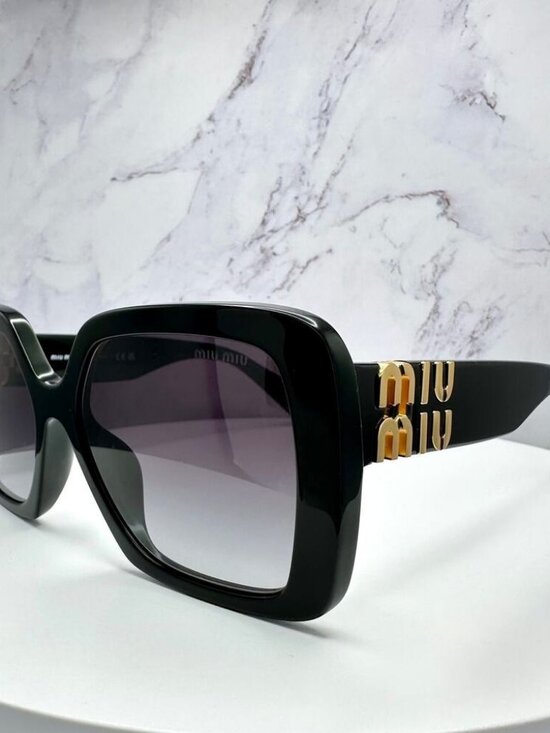 ✨ Miu Miu Oversized Black Square Sunglasses ✨ main image 8